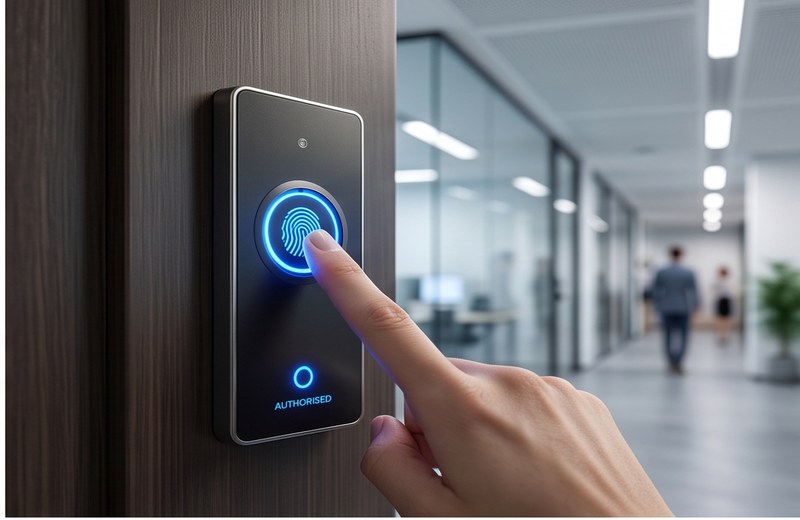 Biometric access control system installed in Bangalore